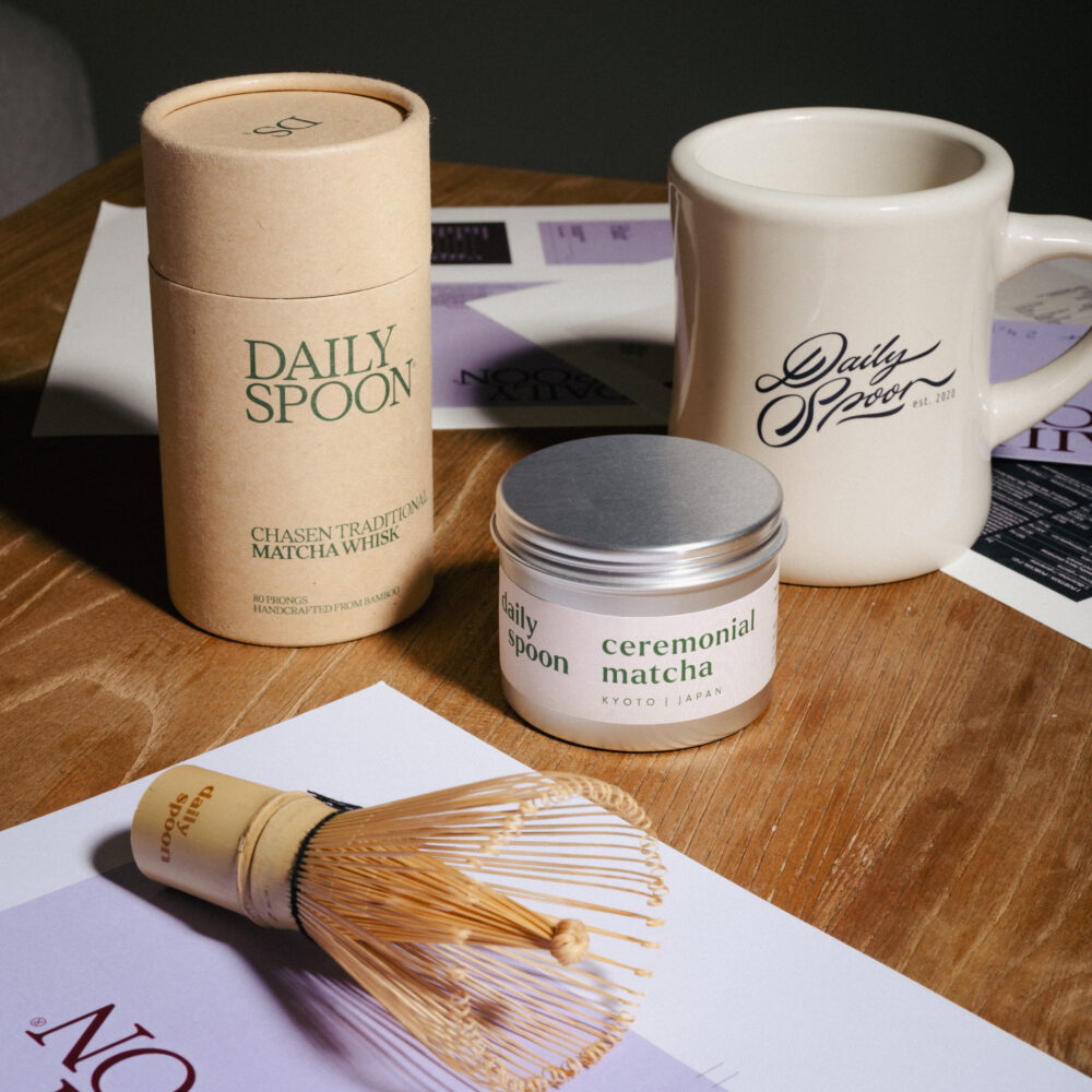 Matchos rinkinys su puodeliu