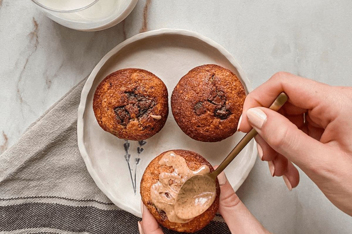 Bananų keksiukai be glitimo