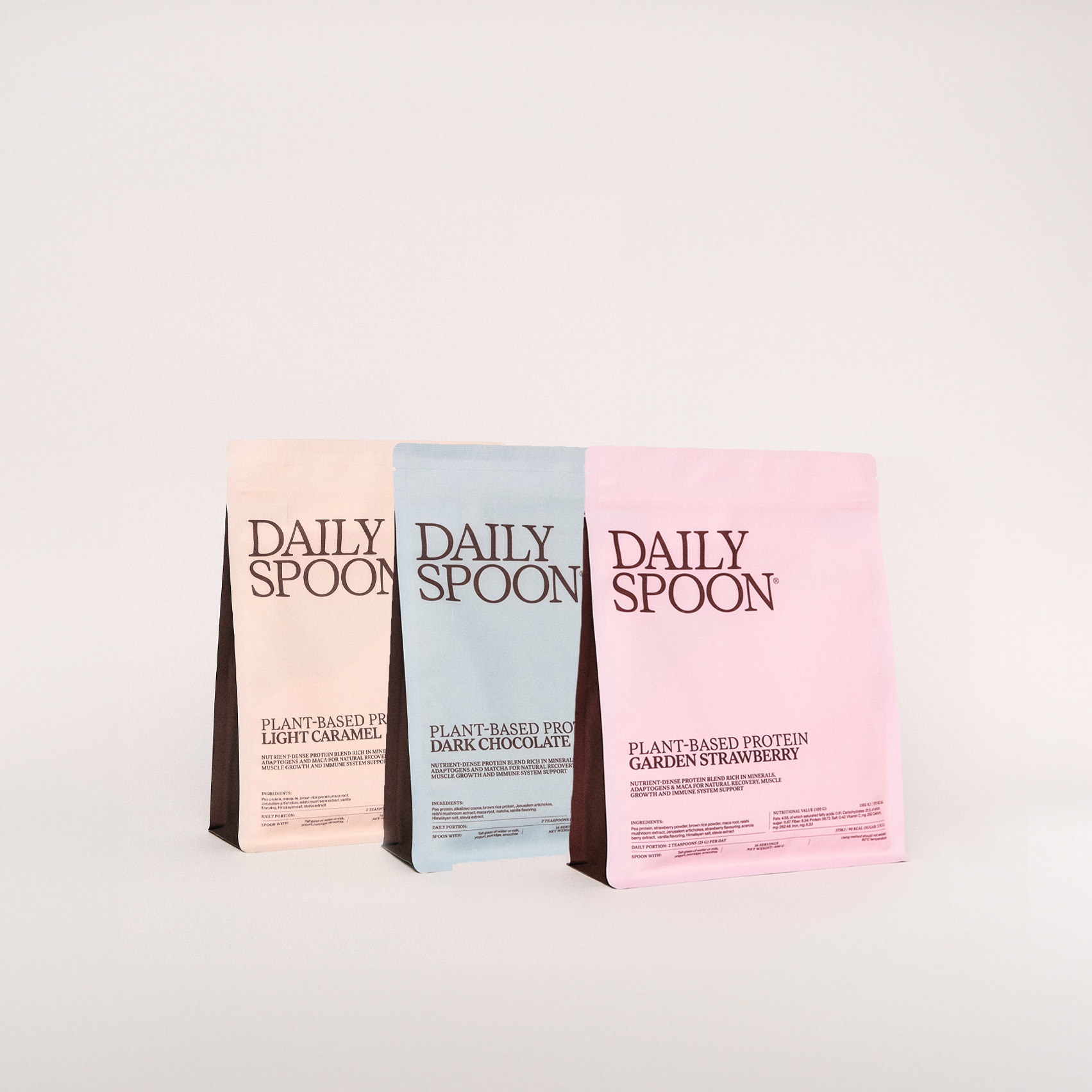 3 skonių baltymų rinkinys