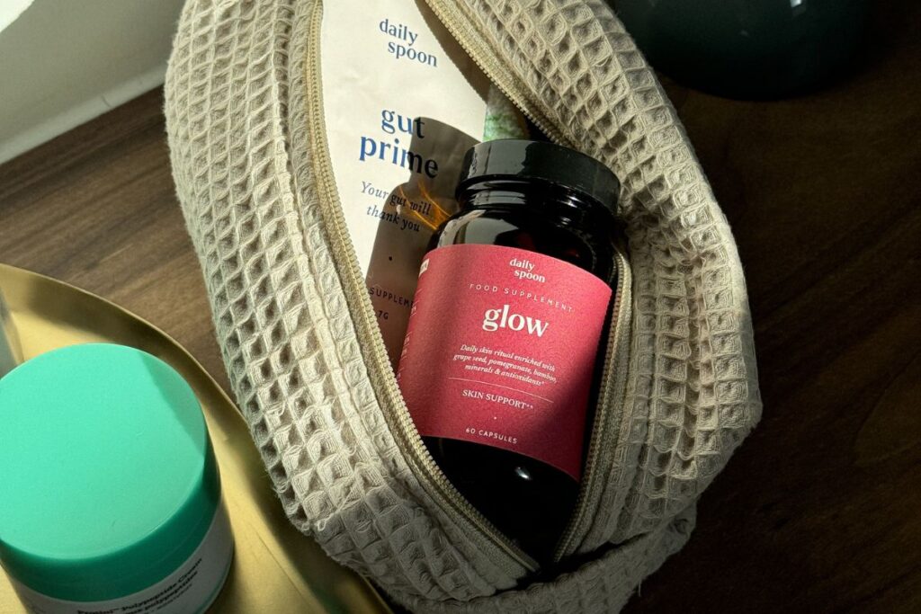 Vitaminai odai Glow kosmetinėje