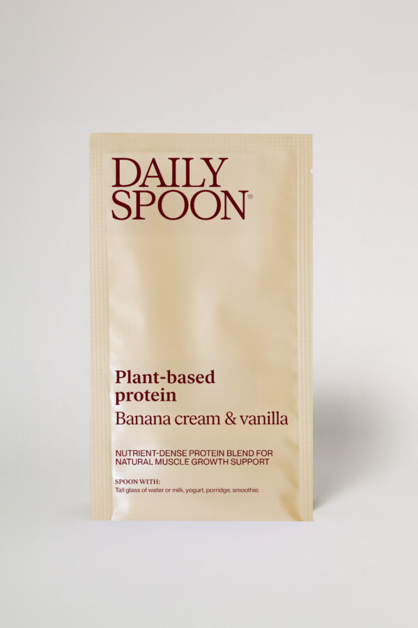 Banana & vanilla protein tester
