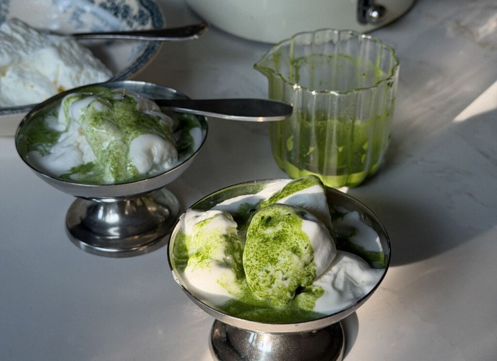 Matcha affogato